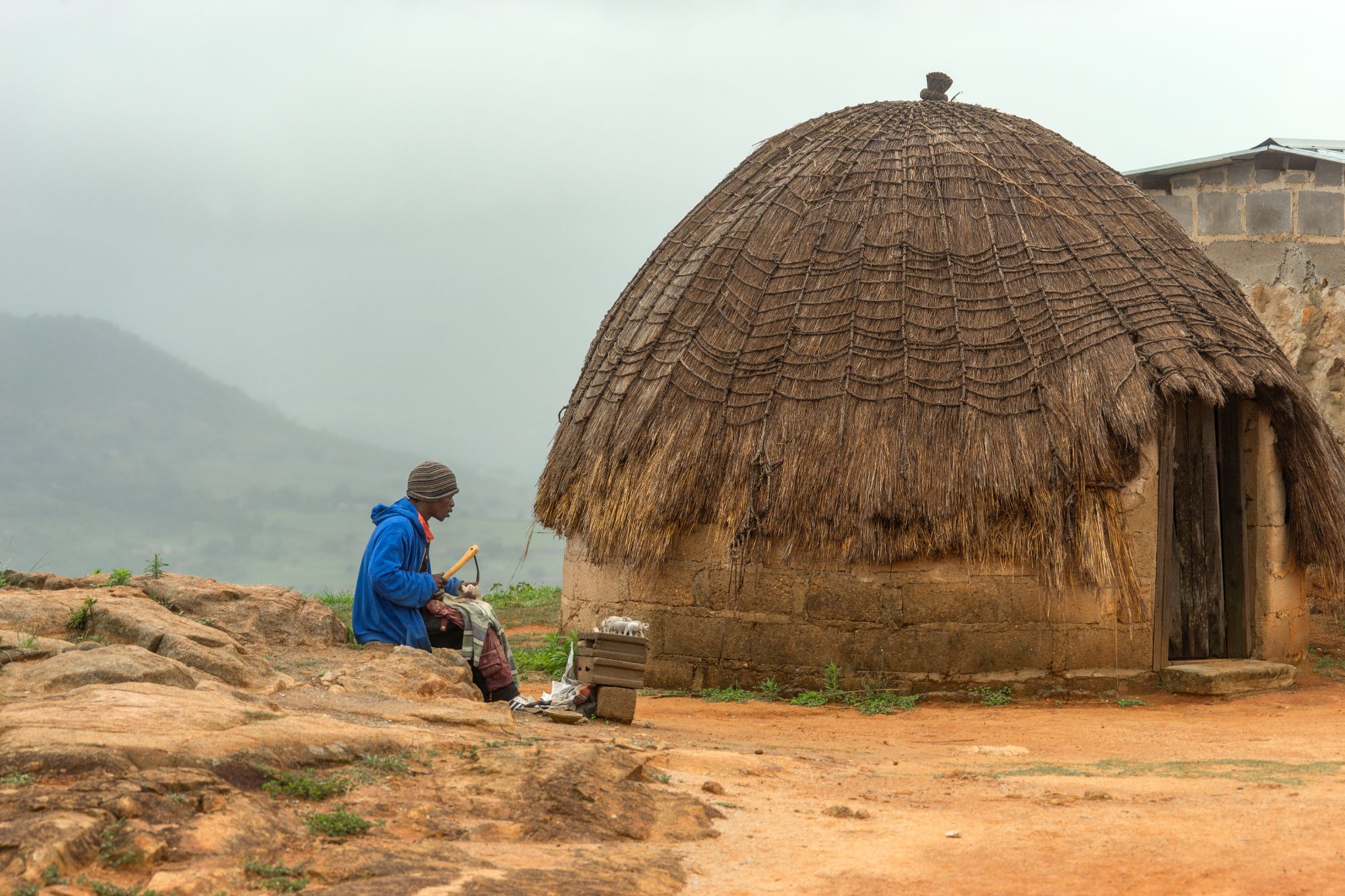 Dieses Foto wurde nicht in Südafrika aufgenommen. Ich habe es während einer Reise durch Swasiland gemacht. Swasiland heißt jetzt Eswatini.